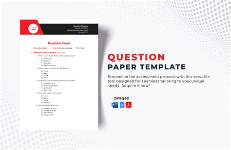 Download Question And Answer Paper Format 