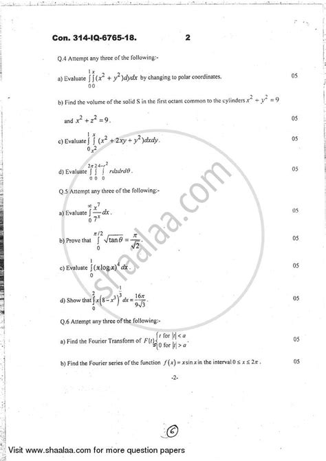 Full Download Question Paper Applied Mathematics Second Semester 
