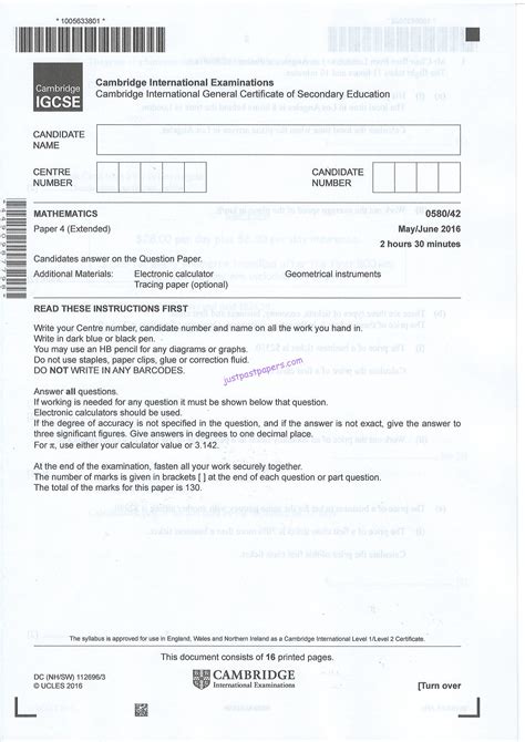 Download Question Paper Igcse From 2009 