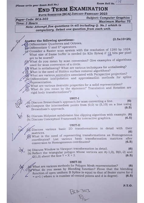 Read Question Paper Of 5Th Sem Computer Application 