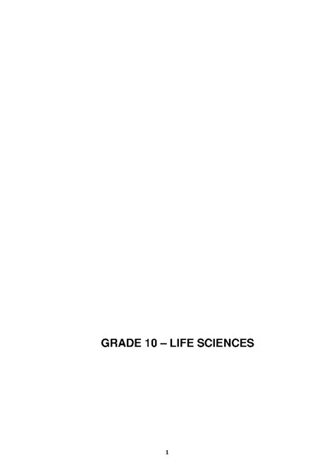 Read Online Question Paper Of June 2014 Grade 10 Life Science 