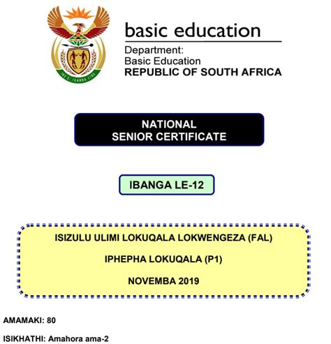 Full Download Question Papers For Isizulu Grade 12 