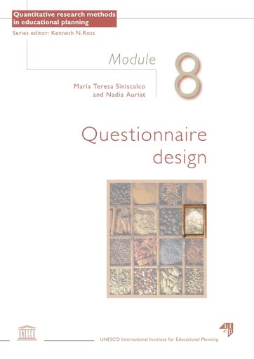 Questionnaire Design Module 8 Quantitative Research