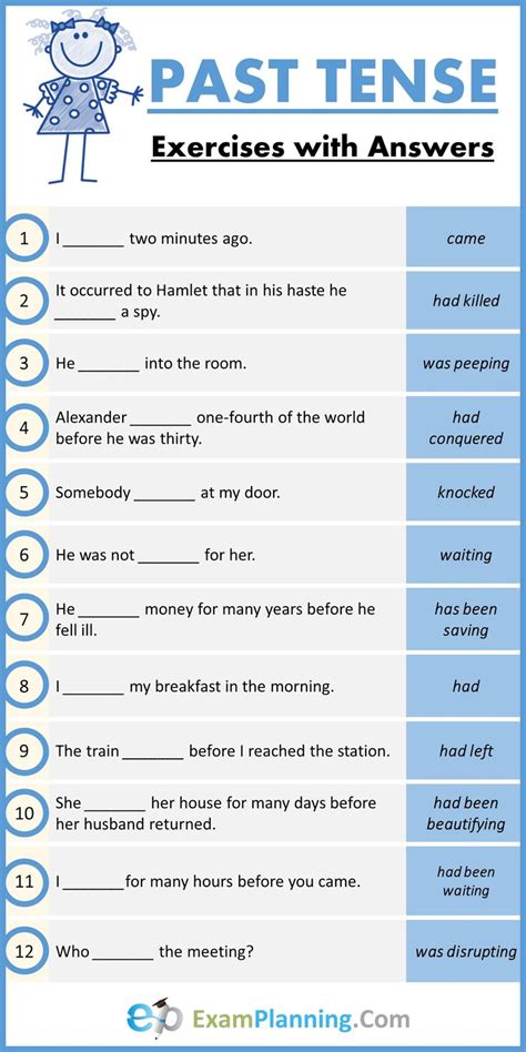 Questions Amp Answers Tenses Exercise For Verbal Ability Fill In The Blanks Exercises - Fill In The Blanks Exercises