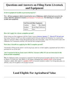 Download Questions And Answers On Filing Farm Livestock And Equipment 