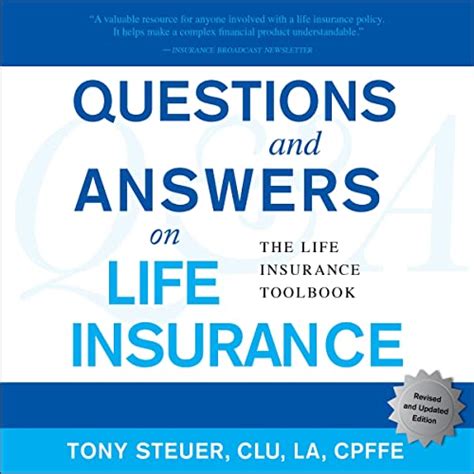 Read Questions And Answers On Life Insurance The Life Insurance Toolbook 