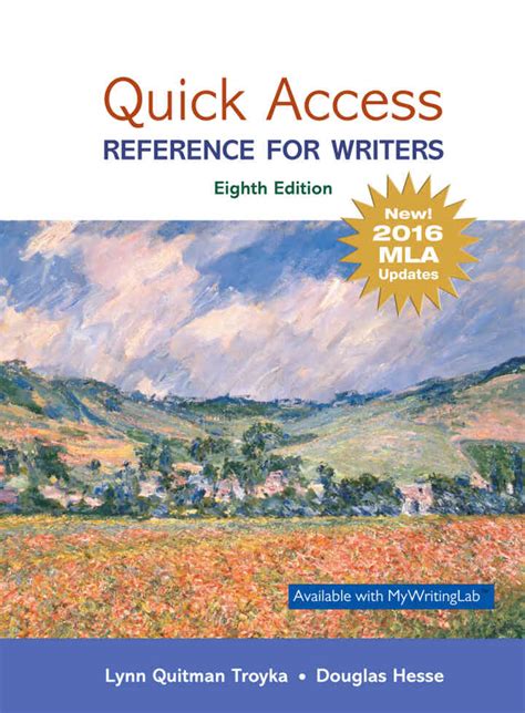 quick access reference for writers troyka