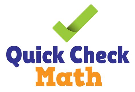 Quick Check Math Stepup To Learn Quick Check Math - Quick Check Math