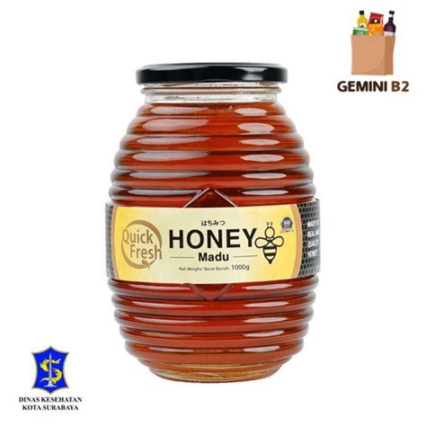 Quick Fresh Honey Madu 1 Kg Bucket Plastik Madu Quick Fresh - Madu Quick Fresh
