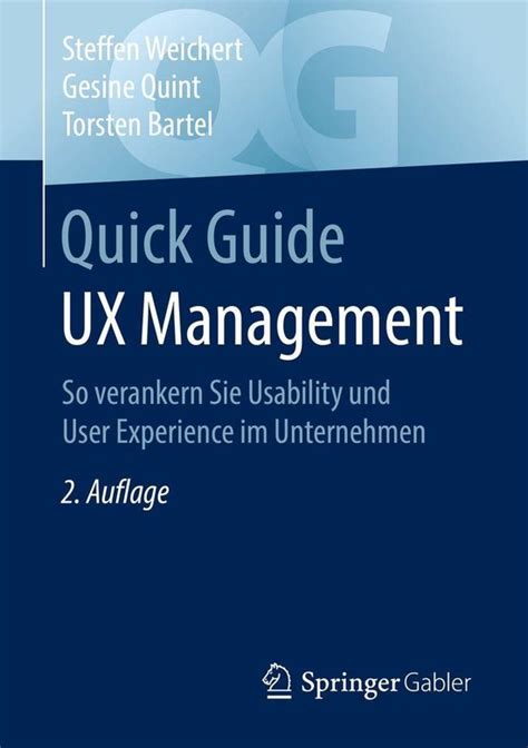 quick guide ux management so verankern sie usabil