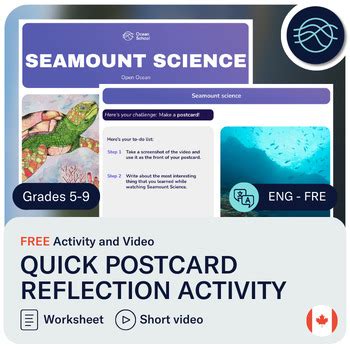 Quick Ocean Sciences Reflection Activity With Postcard Lost At Sea Activity Worksheet - Lost At Sea Activity Worksheet