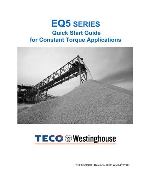 quick start guide teco westinghouse