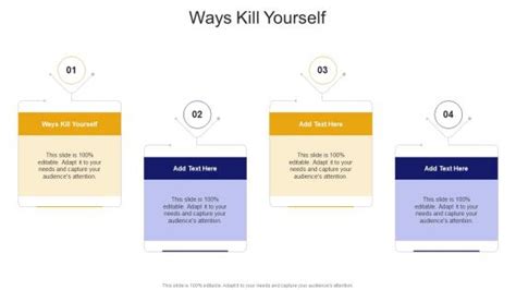 Quick Ways To Kill Yourself