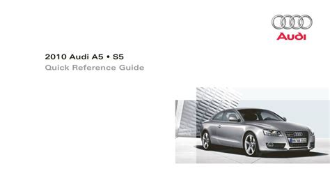 Full Download Quick Reference Guide Audi A5 Coupe 