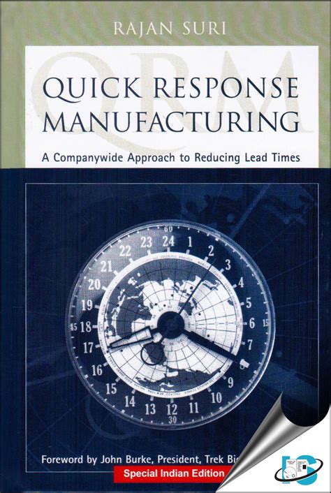 Read Quick Response Manufacturing A Companywide Approach To Reducing Lead Times By Suri Rajanjune 22 1998 Hardcover 