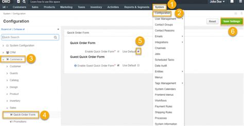 quick_order_form optimization and management