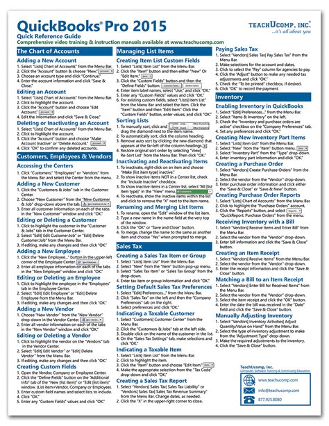 Quickbooks Contractor 2015 User Guide