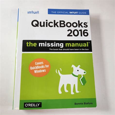 Read Quickbooks 2016 The Missing Manual The Official Intuit Guide To Quickbooks 2016 