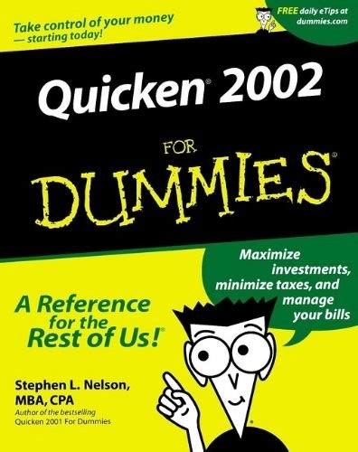 Read Online Quicken 2002 For Dummies 