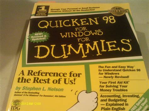 Download Quicken 98 For Windows For Dummies 