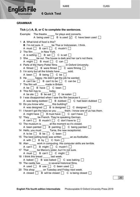 quicktest 6 inetclassroom
