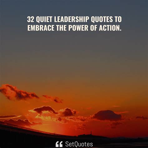 Quiet Leader Quotes