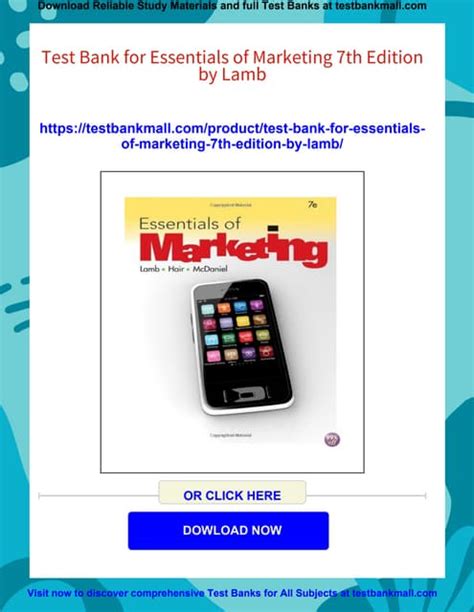 Full Download Quiz Of Essentials Marketing 7Th Edition 