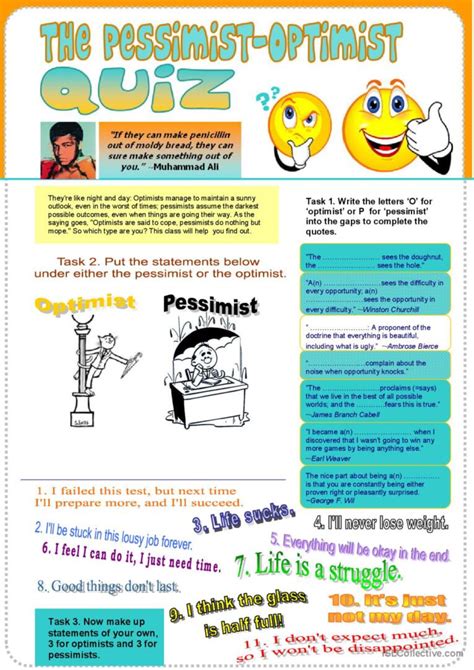 Download Quiz Optimism And Pessimism Bbc 