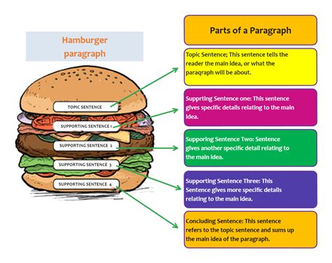 Quot Hamburger Paragraph Generator Online Graphic Organizer Hamburger Writing Organizer - Hamburger Writing Organizer