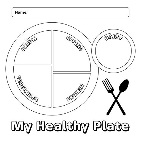 Quot My Plate Quot Printable Activities Ultimate Scouts My Plate Printable Worksheet - My Plate Printable Worksheet