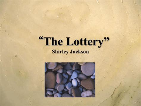 Quot The Lottery Quot By Shirley Jackson Close The Lottery Ticket Worksheet Answer Key - The Lottery Ticket Worksheet Answer Key