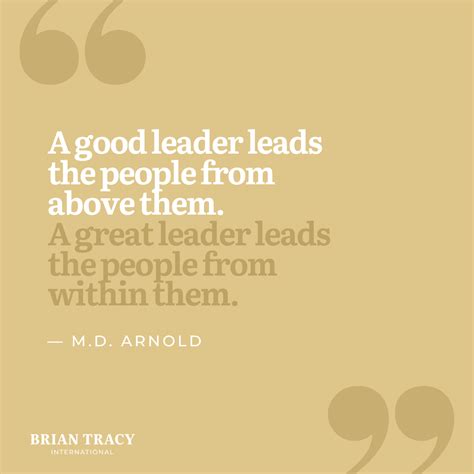 Quotation About A Good Leader