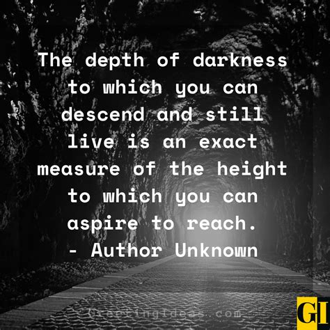 Quotation About Darkness