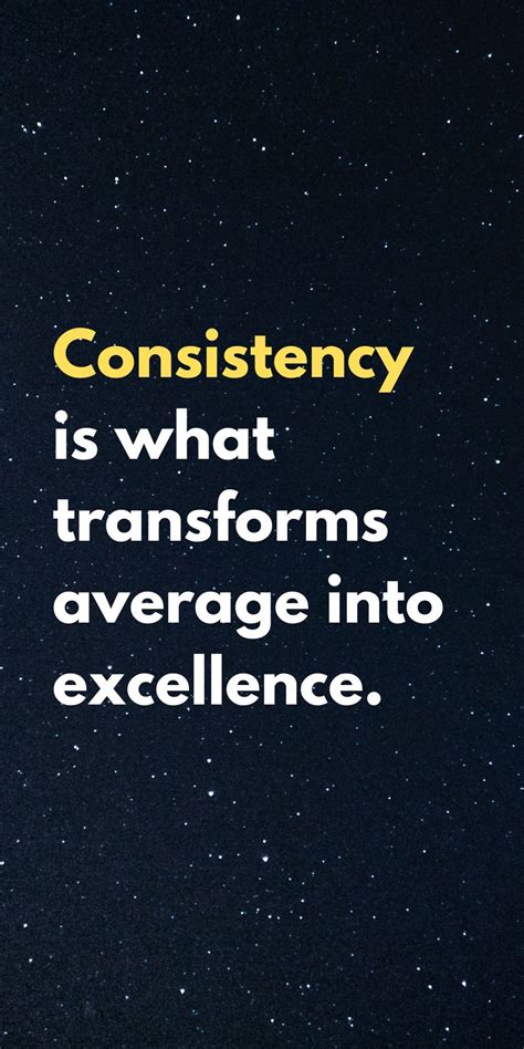Quotation On Consistency