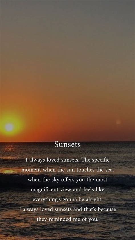 Quote On Sunsets