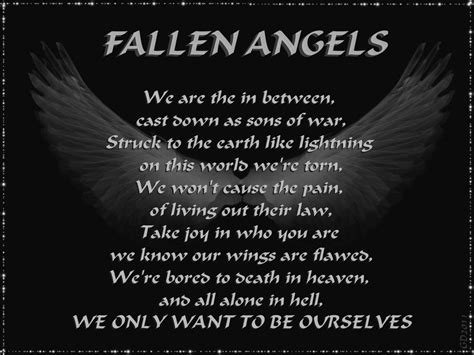 Quotes About Fallen Angels
