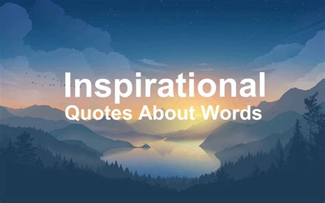 Quotes About Words