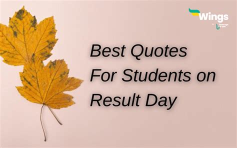 Quotes For Result Day