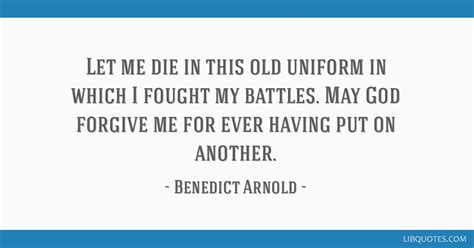 Quotes From Benedict Arnold