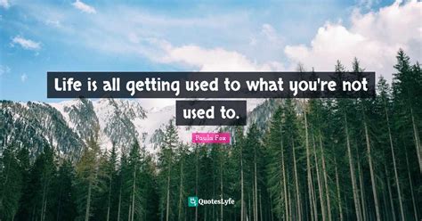 Quotes On Getting Used