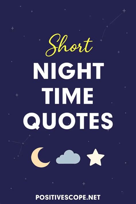 Quotes On Night Time