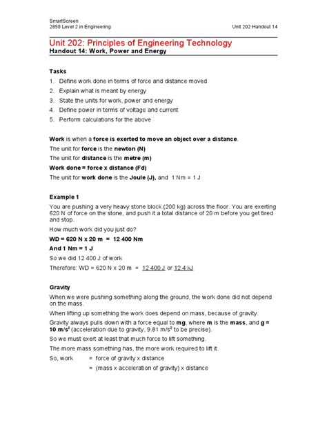 Qus 202 Principles Of Engineering Measurement