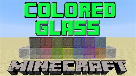 r/Minecraft on Reddit: How do I get coloured glass when using the …