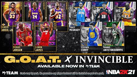 r/MyTEAM Lounge - G.O.A.T. x Invincible Packs : r/MyTeam - reddit