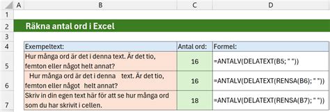 räkna  en  indikator  inom  skrivelse excel
