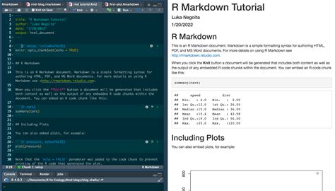 r markdown 사용법 - 을 활용한 만들기