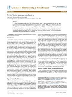 r o c e sin Journal of Bioprocessing & Biotechniques