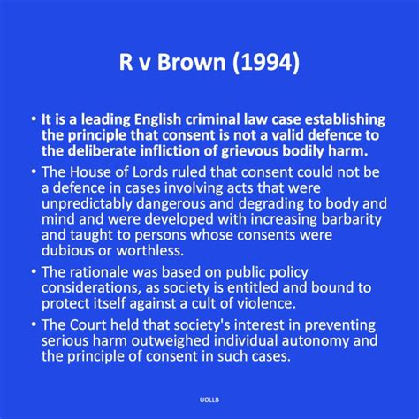 R V Brown