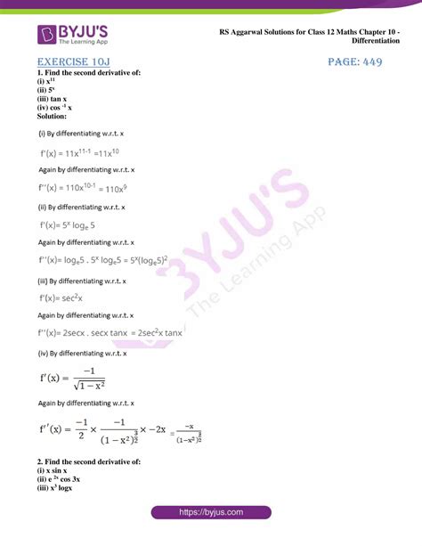 Download R S Aggarwal Mathematics Solutions Class 12 