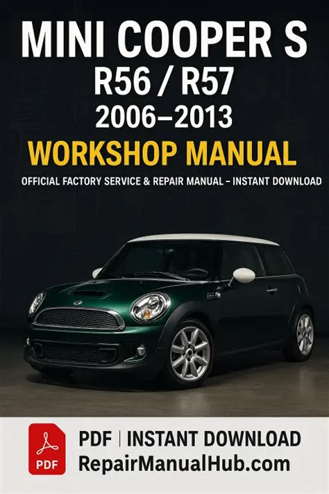 R56 Mini Cooper Workshop Manual